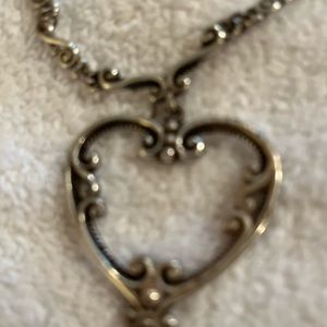 Brighton heart necklace & earrings